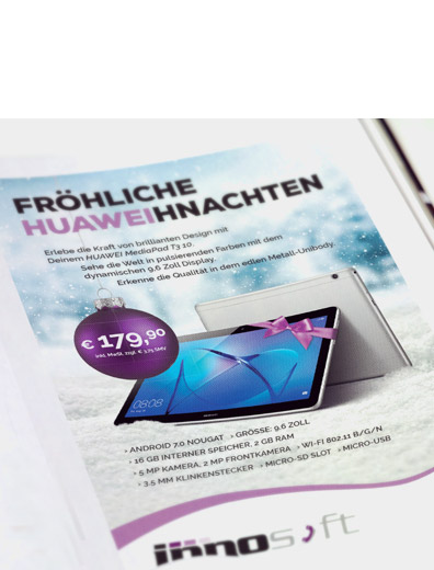Anzeigengestaltung für Huawei