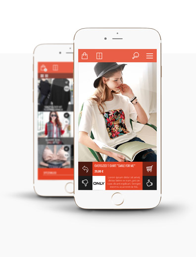 App-Design für Shopping-App
