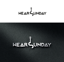 Band Logo-Design für 'Wear Sunday'