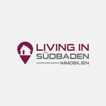 Unternehmen, das Vermietung und im Verkauf von Immobilien anbietet sucht Logo.