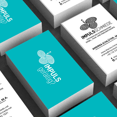 Visitenkartendesign für Elterncoach - Visitenkarten-Design Beispiel