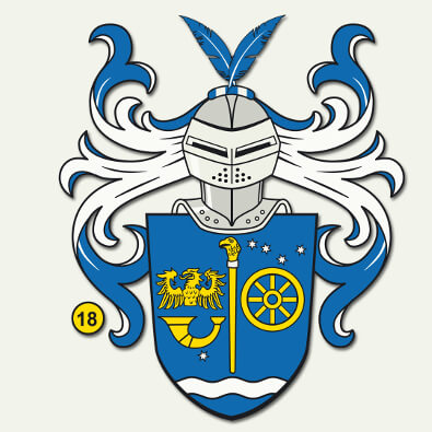 Wappen für Familie - Wappen-Design Beispiel