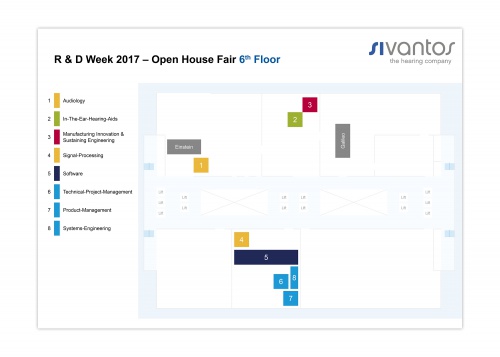  Messeplan für für R&D Week 2017 Singapore