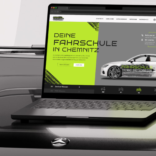 Webdesign für Fahrschule