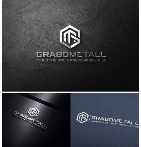  Logo-Design GRABOMETALL (Industrie- und Handwerksbetrieb)