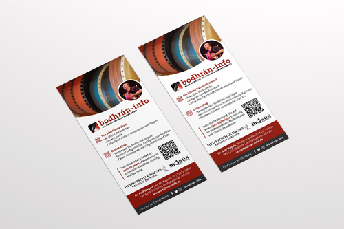 Flyer-Design für bodhran-info