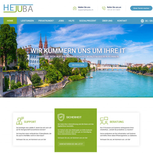 Webdesign für IT Service Firma