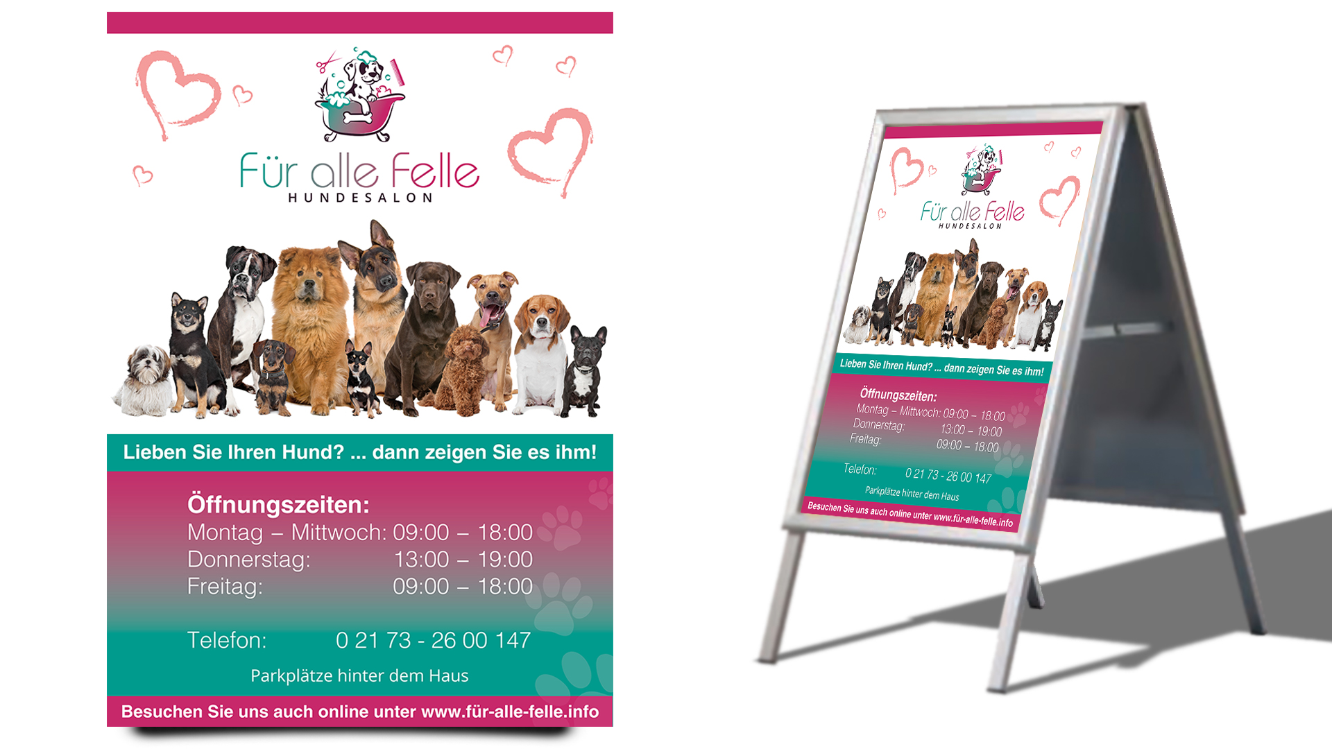 Plakat Design Fur Hundesalon Plakat Design Designen Lassen Ch