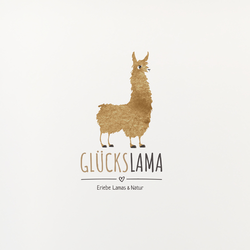  Logo-Design für Lama-Wanderungen