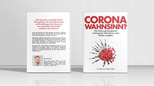  Cover-Design für Buch über Corona-Pandemie