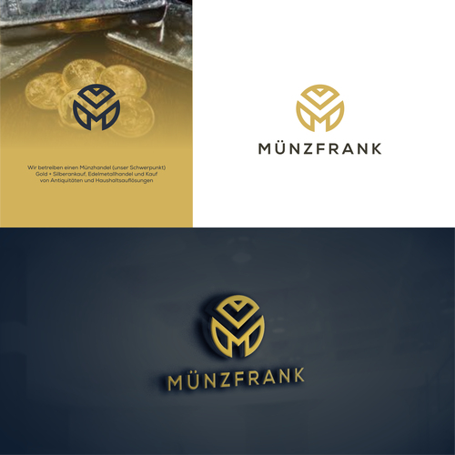 Logo-Design für Münzhandel, Edelmetallhandel etc.