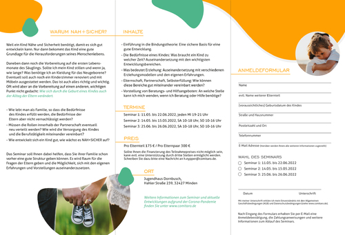 Flyer-Design für Pädagogisch-Psychologische Beratung