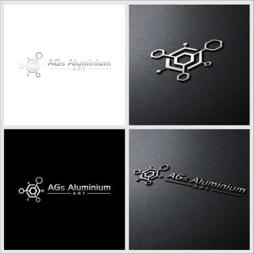  Logo für Anbieter aus handgefertigten Metallarbeiten aus hochwertigem Aluminium