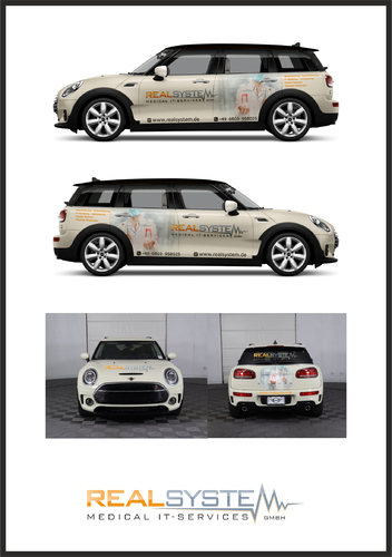 Fahrzeugbeschriftung Mini Clubman