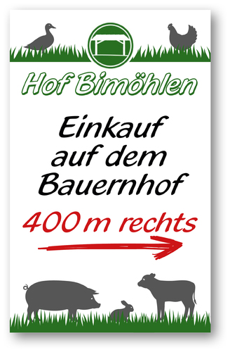  Plakat-Design für eine Werbeschild für ein Geflügelhof