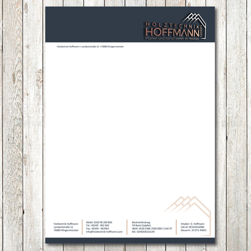 Corporate Design für Holztechnik