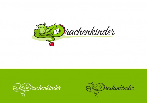 Drachenkinder suchen drachenstarkes Logo