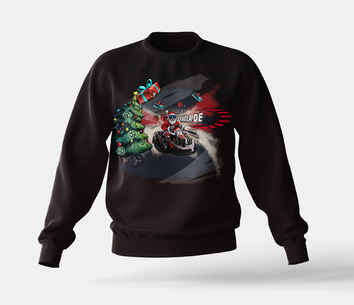  Ugly Christmas Sweater für Indoor-Kartbahn