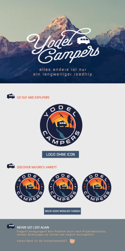 Logo-Design für Vermietung von Kastenwagen-Campern