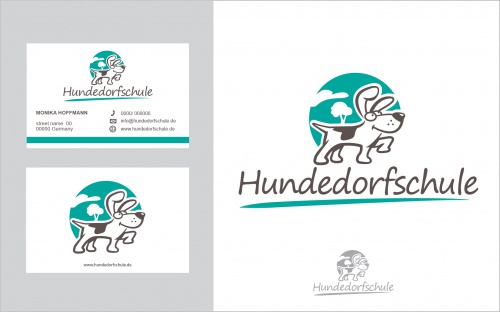  Logo & Visitenkarte für Hundedorfschule